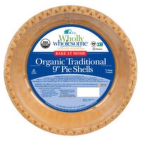  Wholly Wholesome 9" Pie Shells, 7 oz, 2 count