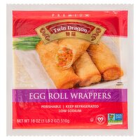 Twin Dragon Egg Roll Wrappers, 18 oz, 18 Ounce