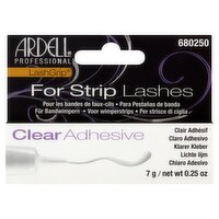 Ardell Professional LashGrip For Strip Lashes Clear Adhesive, 0.25 oz