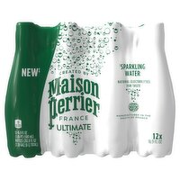 Maison Perrier Ultimate Sparkling Water, 16.9 fl oz, 12 count