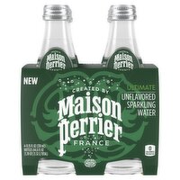 Maison Perrier Ultimate Unflavored Sparkling Water, 11.15 fl oz, 4 count