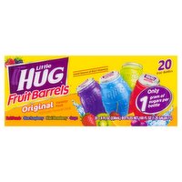 Little Hug Fruit Barrels Original Flavored Drink Variety Pack, 8 fl oz, 20 count