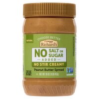 Crazy Richard's Natural No Stir Creamy Peanut Butter Spread, 16 oz