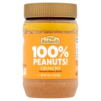 Crazy Richard's Crunchy Natural Peanut Butter, 16 oz