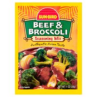 Sun-Bird Beef & Broccoli Seasoning Mix, 1 oz