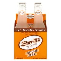 Barritts Ginger Beer, 12 fl oz, 4 count