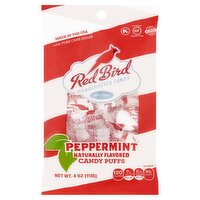 Redbird Peppermint Candy Puffs, 4 oz