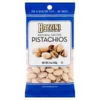 Bazzini Natural Salted Pistachios, 4 oz