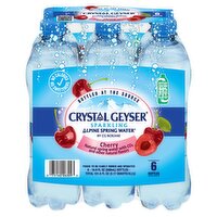 CG Roxane Crystal Geyser Cherry Sparkling Alpine Spring Water, 16.9 fl oz, 6 count