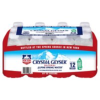 CG Roxane Crystal Geyser Natural Alpine Spring Water, 8 fl oz, 12 count