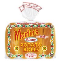 Martin's Long Potato Rolls, 8 count, 15 oz