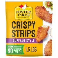 Foster Farms Buffalo Style Crispy Chicken Strips, Frozen - 24 oz