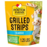 Foster Farms Grilled Chicken Strips, Frozen - 20 oz
