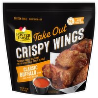 Foster Farms Take Out Classic Buffalo Style Crispy Wings, 16 oz