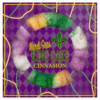 Dimitria Delights Mardi Gras Cinnamon King Cake, 18 Ounce