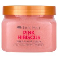 Tree Hut Pink Hibiscus Shea Sugar Scrub, 18 oz