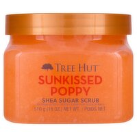 Tree Hut Sunkissed Poppy Shea Sugar Scrub, 18 oz