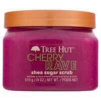 Tree Hut Cherry Rave Shea Sugar Scrub, 18 oz, 18 Ounce