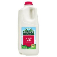 Garelick Farms Whole Milk, 0.5 gallon