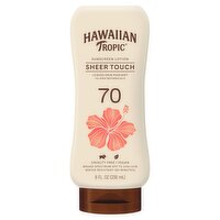 Hawaiian Tropic Sheer Touch Broad Spectrum Sunscreen Lotion, SPF 70, 8 fl oz