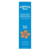 Hawaiian Tropic Weightless Hydration Face Water Sunscreen Mist SPF 30, 2.1 fl oz