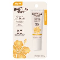 Hawaiian Tropic Pineapple Broad Spectrum SPF 30 UVA / UVB Sunscreen Lip Balm, 0.35 oz