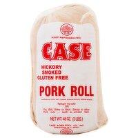 Case Hickory Smoked Gluten Free Pork Roll, 48 oz