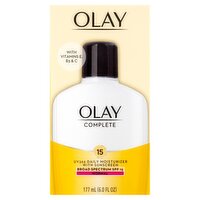 Olay Complete Broad Spectrum Normal UV365 Daily Moisturizer with Sunscreen, SPF 15, 6.0 fl oz