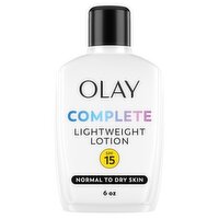 Olay Complete Lotion Moisturizer with SPF 15 Normal, 6.0 fl oz