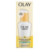 Olay Complete Sensitive Broad Spectrum UV 365 Daily Moisturizer with Sunscreen, SPF 30, 2.5 fl oz