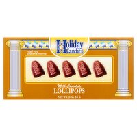 Holiday Candies Milk Chocolate Lollipops, 3 oz