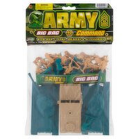 Ja-Ru Army Command Big Bag with Jeep, 2 Tanks, Soldiers & Accessories, Age 4+, 40 count