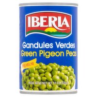 Iberia Premium Green Pigeon Peas, 15 oz