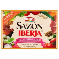 Iberia Sazón Iberia Coriander & Annatto Seasoning Jumbo, 36 count, 6.34 oz