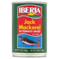 Iberia Jack Mackerel in Tomato Sauce, 15 oz