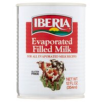 Iberia Evaporated Filled Milk, 12 fl oz