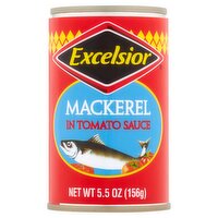 Excelsior Mackerel in Tomato Sauce, 5.5 oz