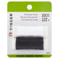 Singer 150 Yd All Purpose Thread, 2 count