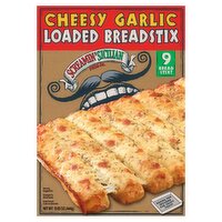 Screamin' Sicilian Pizza Co. Cheesy Garlic Loaded Breadstix, 9 count, 15.65 oz