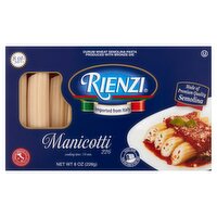 RIENZI Manicotti 226 Pasta, 8 oz, 8 Ounce