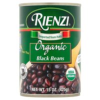 Rienzi Organic Black Beans, 15 oz