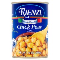 Rienzi Chick Peas, 15 oz, 15 Ounce