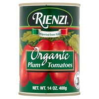 Rienzi Organic Plum Tomatoes, 14 oz