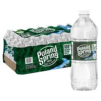 Poland Spring 100% Natural Spring Water, 20 fl oz, 28 count