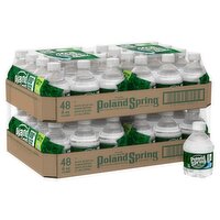 Poland Spring 100% Natural Spring Water, 8 fl oz, 48 count