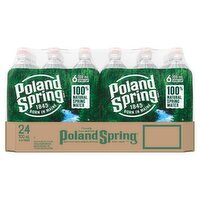 POLAND SPRING Brand 100% Natural Spring Water, 23.7-ounce plastic bottles (Total of 24)