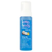 Lotta Body Coconut & Shea Oils Wrap Me Foaming Mousse, 7 fl oz