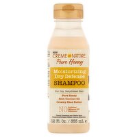 Creme of Nature Pure Honey Moisturizing Dry Defense Shampoo, 12 fl oz, 12 Fluid ounce