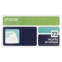 Top Flight No. 6 3/4 Security Envelopes, 72 count