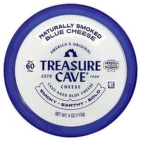 Treasure Cave Naturally Smoked Cave - Aged Blue Cheese, 4 oz